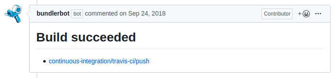 screenshot of github